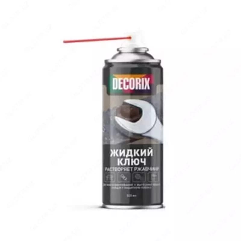 Аэрозольный жидкий ключ "DECORIX" растворитель ржавчины, 210/520 мл — 2