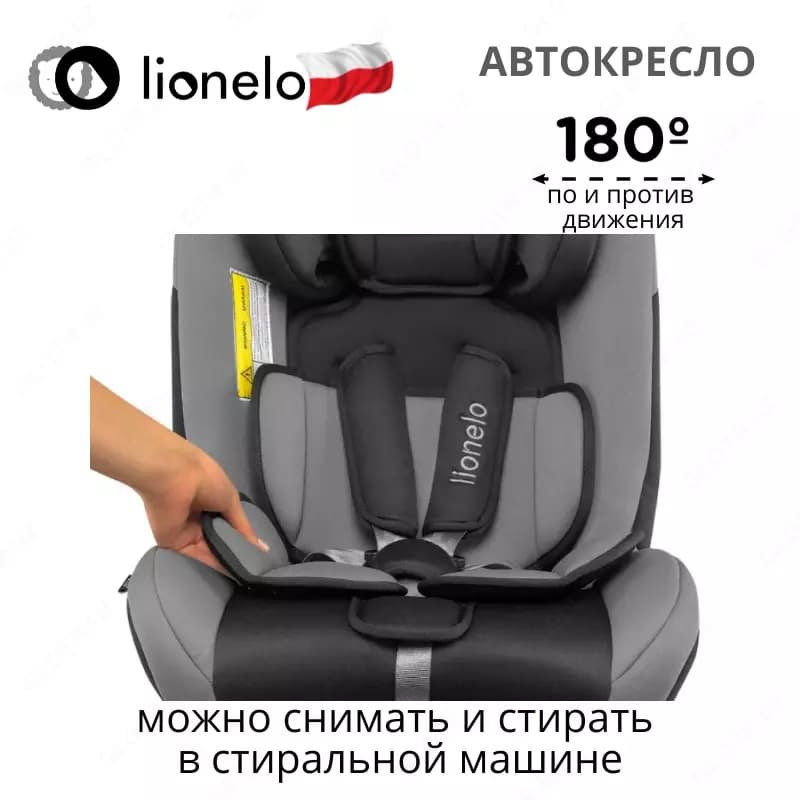 Автокресло 🇵🇱(Польша) SANDER - автомобильное кресло (0-36 кг) Система ISOFIX180° + ремень Top Tether (0-36 кг) — 3