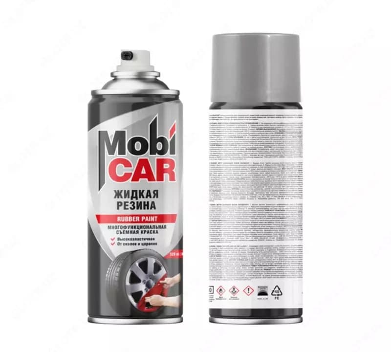 Жидкая резина серебристая Mobi CAR (520 мл) — 2