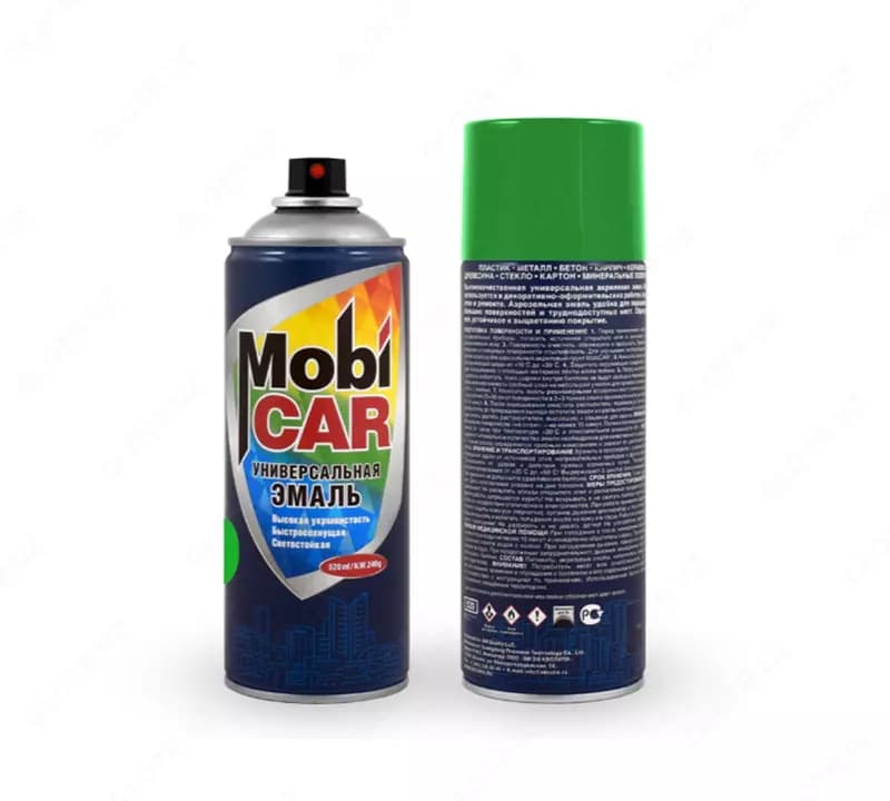 Универсальная эмаль «Mobi CAR» зеленый глянцевый — 1