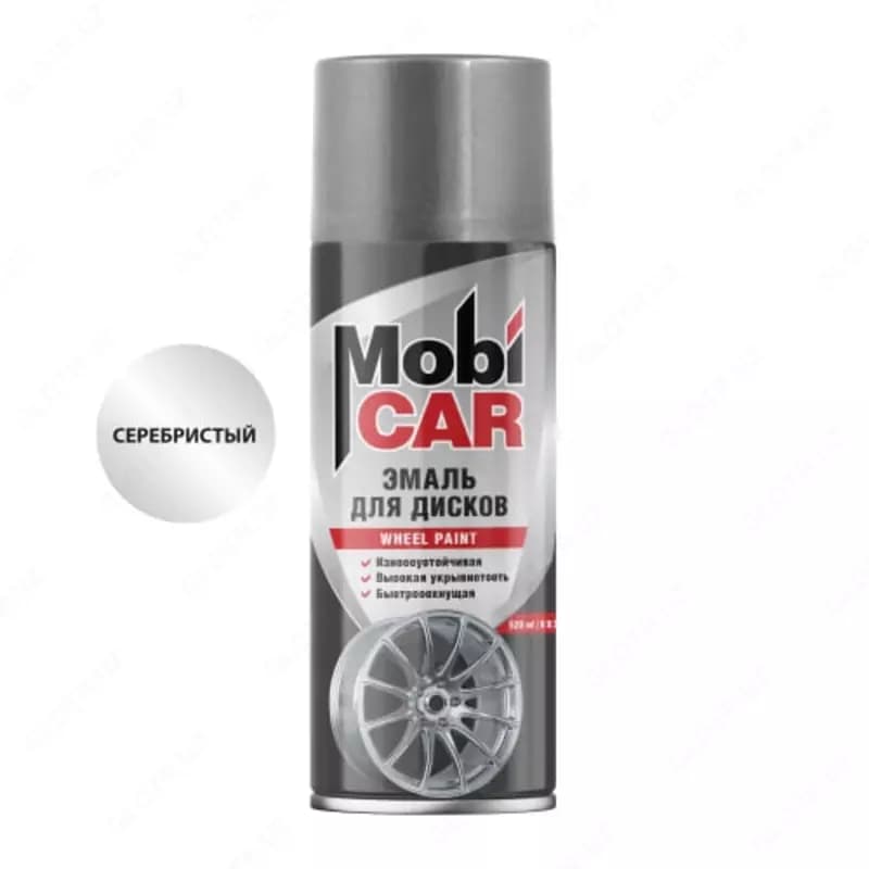 Аэрозольная эмаль для дисков "Mobi CAR", глянцевая/матовая, 520 мл, 2-3 м2 (Ассортимент) — 2