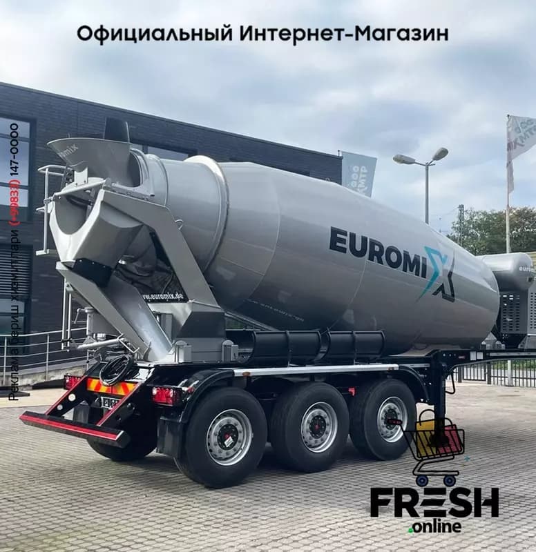 Бетономсеситель Euromix MTP 3 Assen полуприцепы — 6