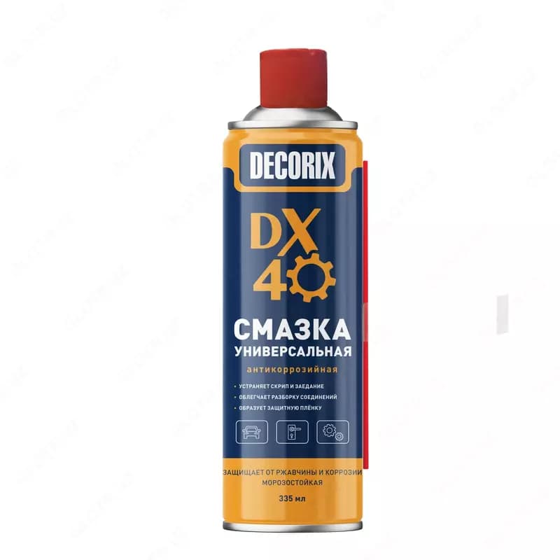 Аэрозольная смазка DX-40 "DECORIX" 0421-02 DХ, универсальная, антикоррозийная, 335 мл. (NEW) — 2