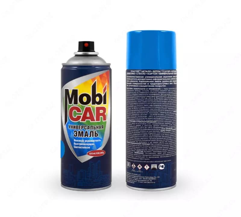Универсальная эмаль «Mobi CAR» синий глянцевый — 1