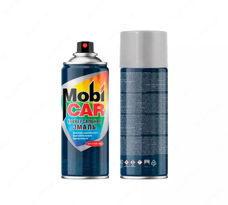 Универсальная эмаль «Mobi CAR» серебристо-алюминиевый — 1