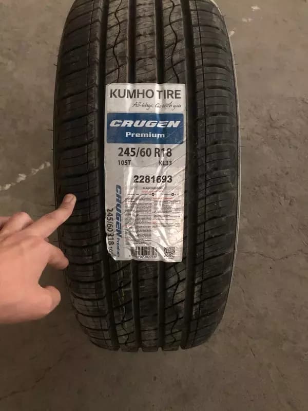 Всесезонные шины 245/60R18 Kumho шина — 1