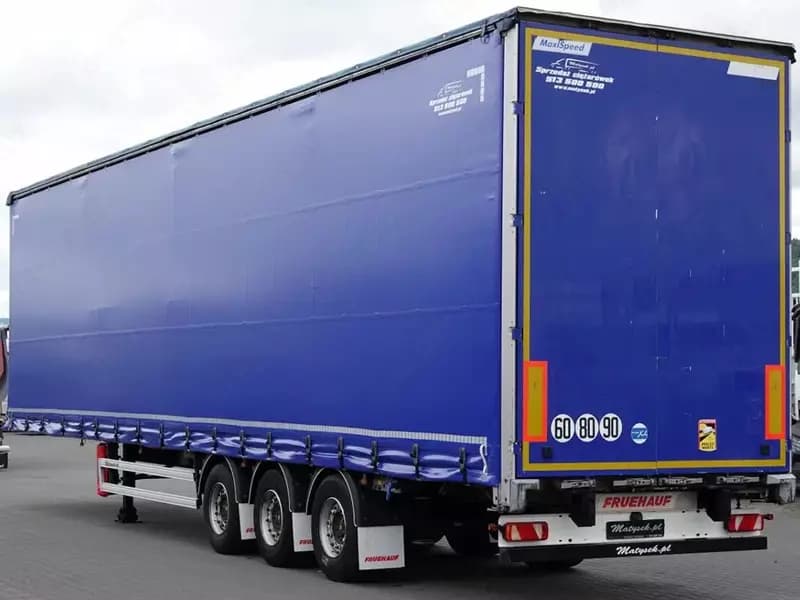 Полуприцепы Fruehauf Firanka / Mega / LOW Deck / Bardzo Mocna PODŁOGA Szyna-Deska — 2