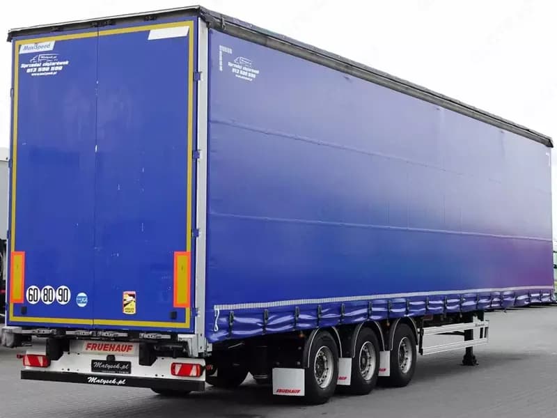 Полуприцепы Fruehauf Firanka / Mega / LOW Deck / Bardzo Mocna PODŁOGA Szyna-Deska — 4
