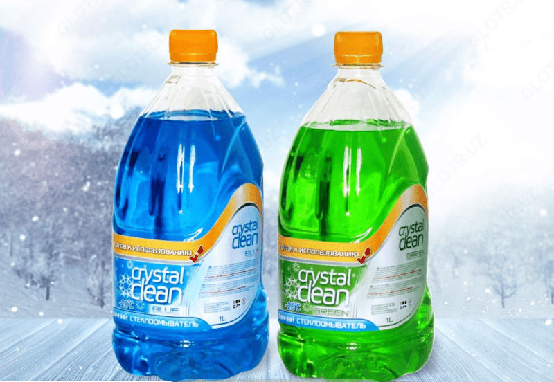 Жидкость стеклоомывателя (незамерзайка) Crystal Clean, Готовый раствор 4л. — 1