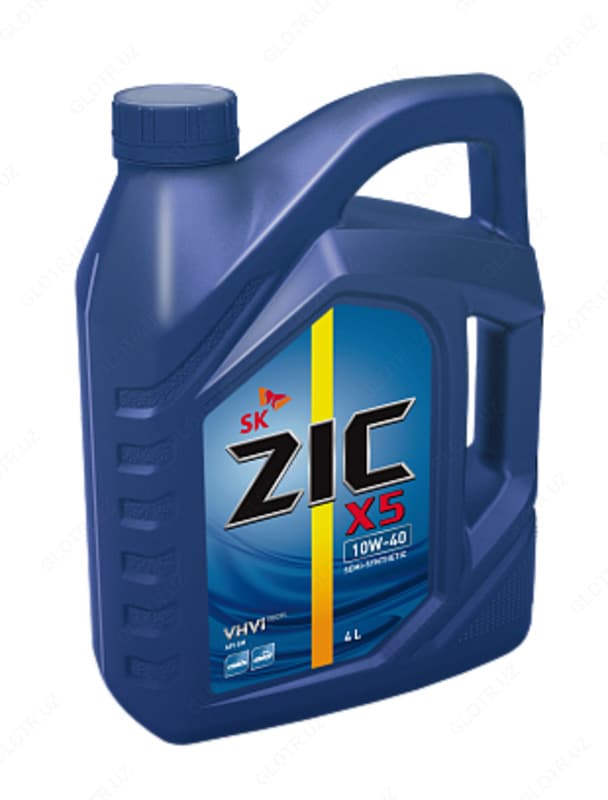 Масло моторное ZIC X5 10w40 4л. — 1