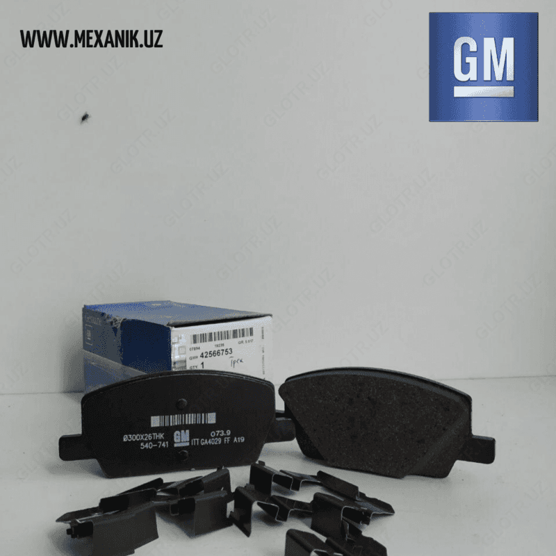 Колодки тормозные передние Трекер GM (Ю.Корея) — 1