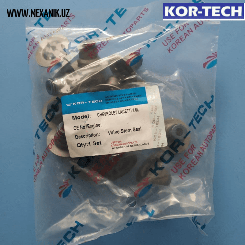 Сальники клапанов Ласетти 1,8 (модификация сальников под Донс) KOR-TECH (Производство Ю.Корея) — 1