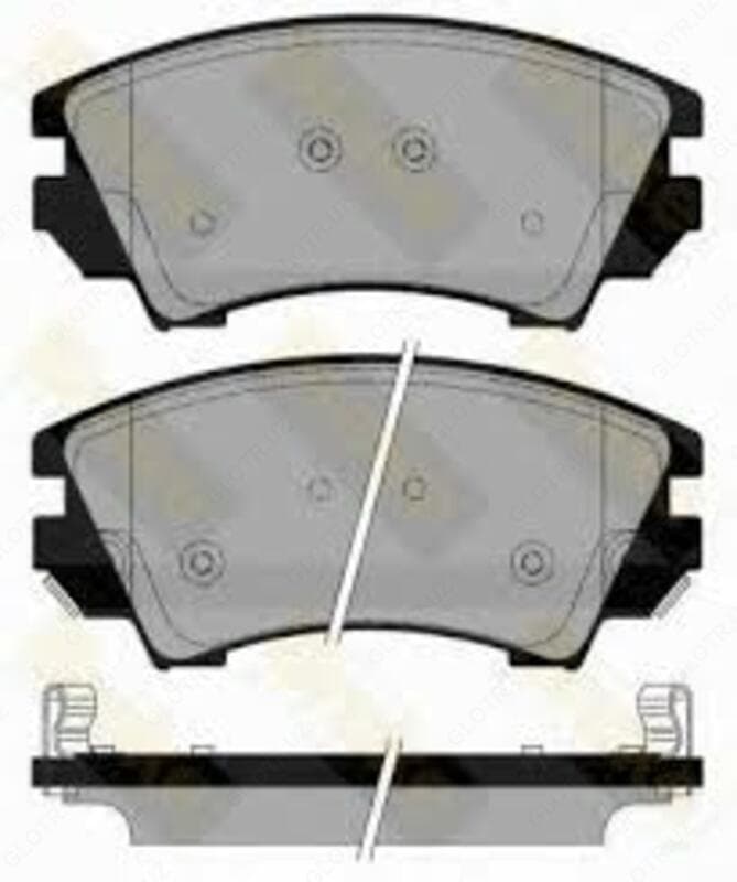 Колодки тормозные задние GM для Малибу — 1