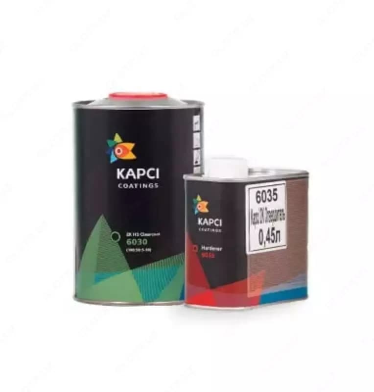 Акриловый двухкомпонентный прозрачный лак 2:1 HS ”KAPCI” 6030/0,9 (Египет) — 1