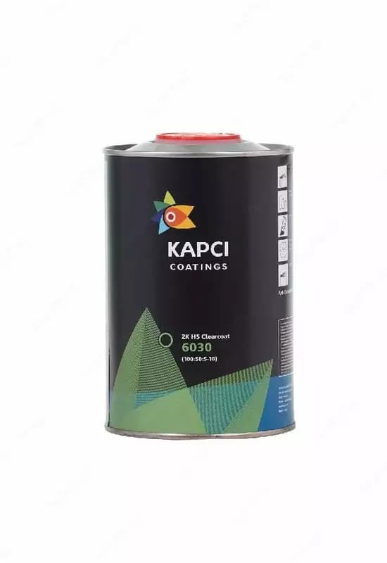 Акриловый двухкомпонентный прозрачный лак 2:1 HS ”KAPCI” 6030/0,9 (Египет) — 2