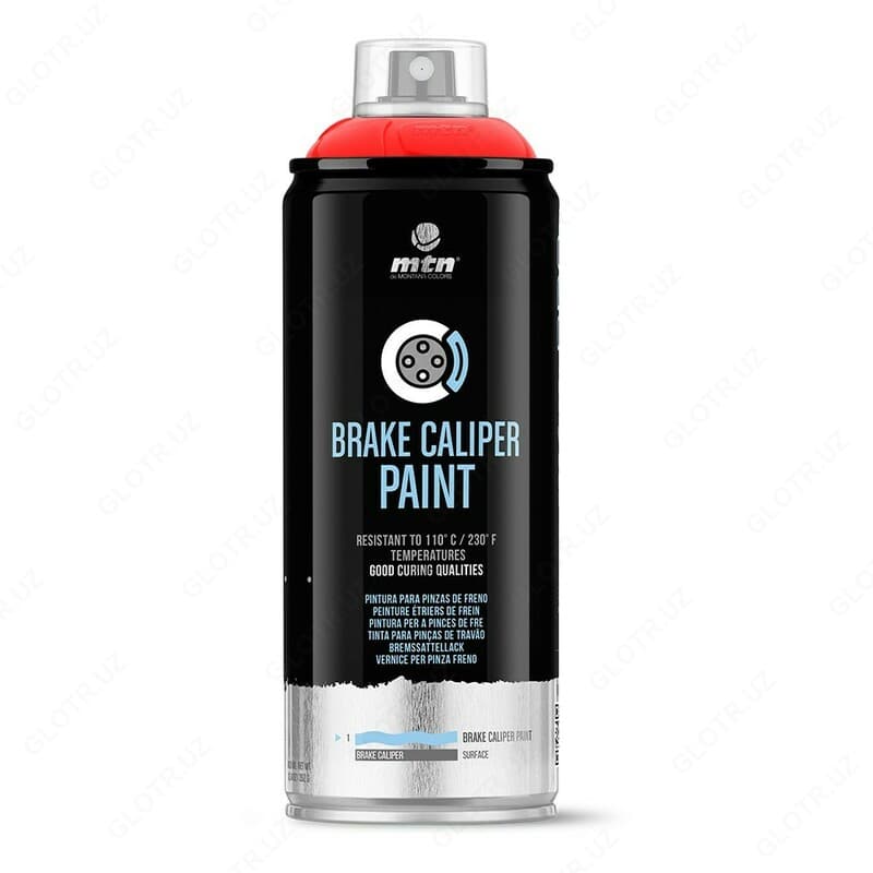 Аэрозольная краска для тормозного суппорта MTN PRO Brake Caliper Paint 400ml — 1