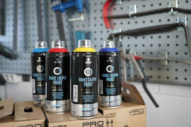 Аэрозольная краска для тормозного суппорта MTN PRO Brake Caliper Paint 400ml — 2
