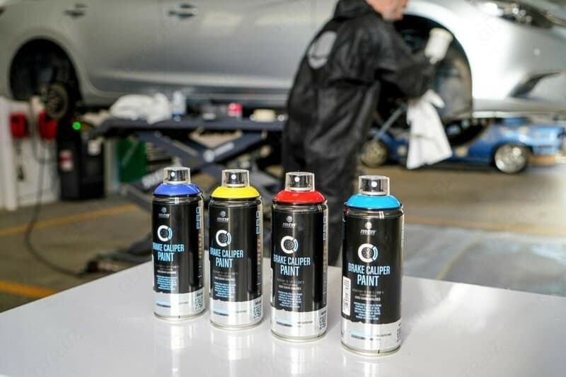 Аэрозольная краска для тормозного суппорта MTN PRO Brake Caliper Paint 400ml — 4