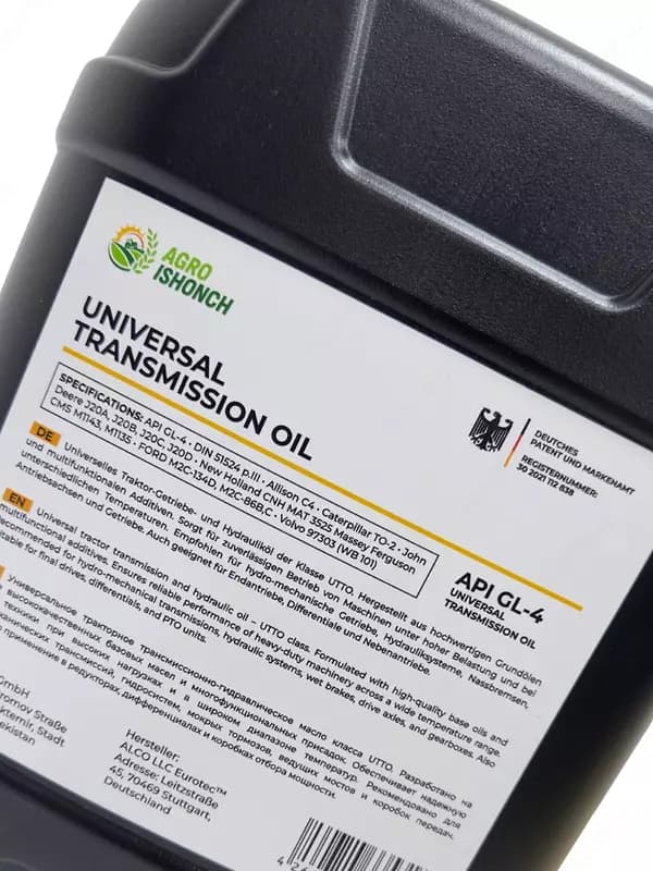 Agro Ishonch Transmission Масло для коробки передач, 20 л — 3