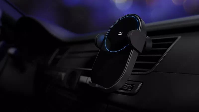 Держатель с беспроводной зарядкой Mi Wireless Car Carger 20W — 3
