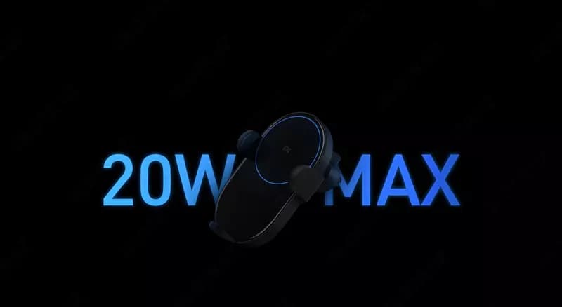 Держатель с беспроводной зарядкой Mi Wireless Car Carger 20W — 4