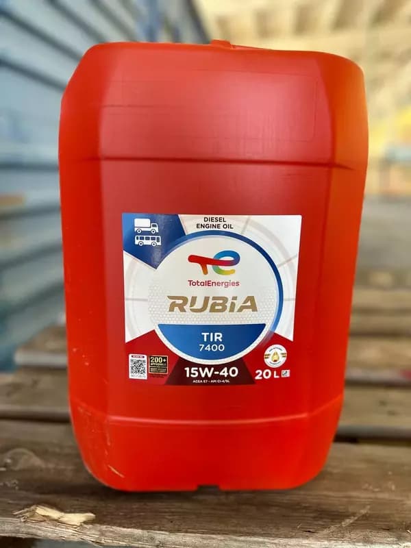 Моторное масло для дизельных двигателей TotalEnergies RUBIA TIR 7400 15W-40 — 2