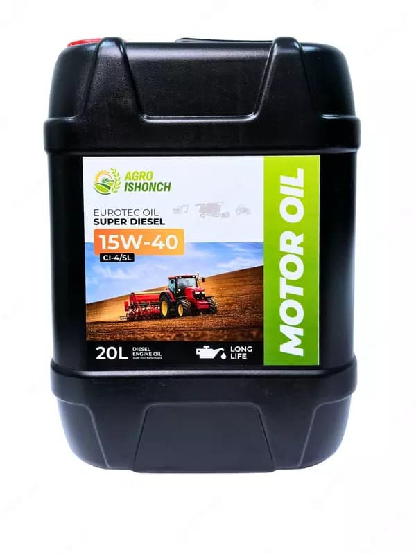 Моторное масло для дизельных двигателей Agro Ishonch 15W-40 (CI-4/SL), 20 литр — 1