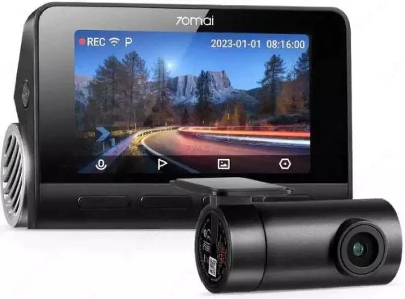 Видеорегистратор 70mai Dash Cam A810-2 4K + Rear Cam Set (EU, черный) — 1