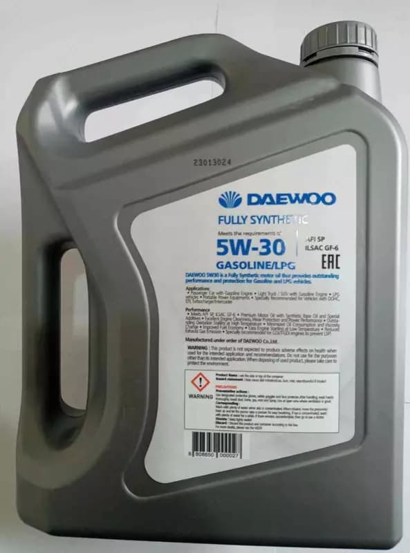 Моторное масло Daewoo 5W-30 SP 4L — 1