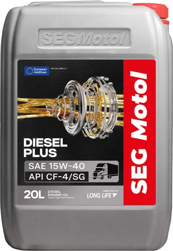 Масло моторное SEG Motol Diesel Plus SAE 15W-40 API CF-4/SG — 1