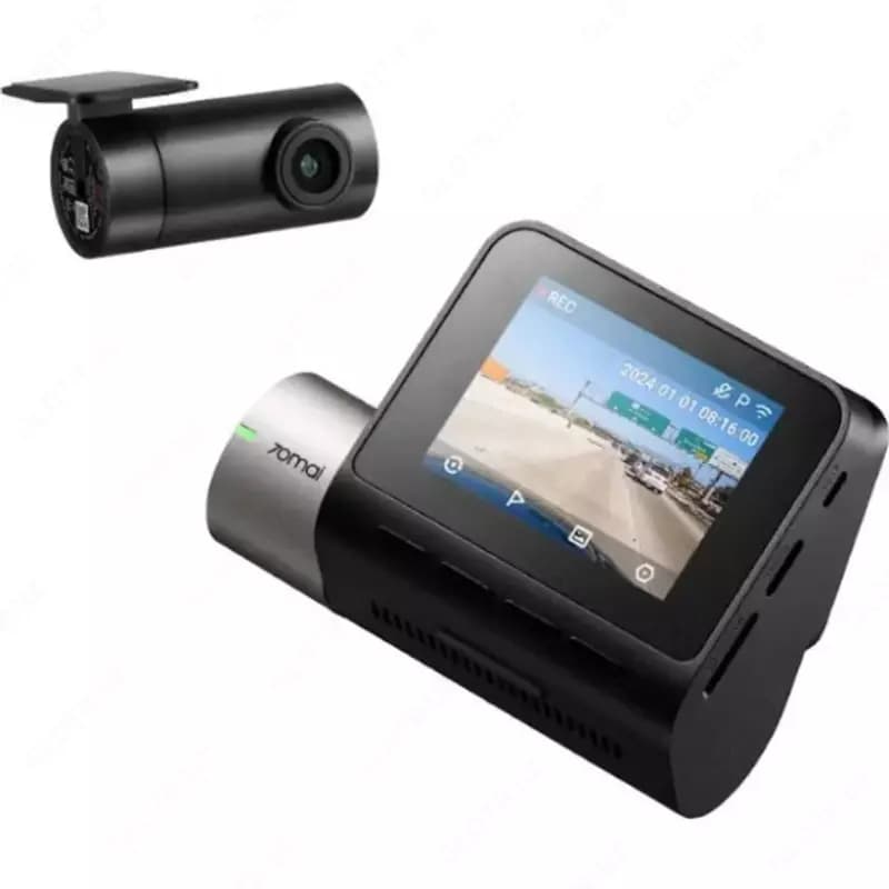 Видеорегистратор 70mai Dash Cam Pro Plus A500S + Rear Cam Set (EU, черный). — 1