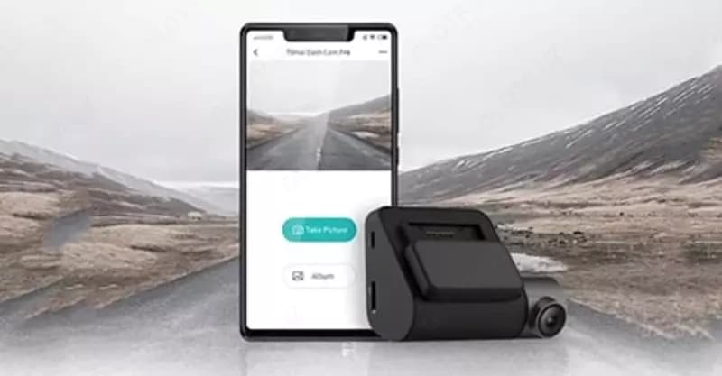 Видеорегистратор 70mai Dash Cam Pro Plus A500S + Rear Cam Set (EU, черный). — 2
