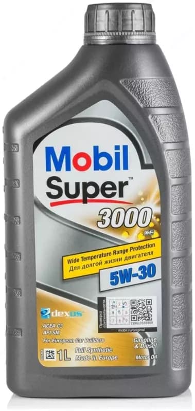 Синтетическое моторное масло MOBIL SUPER 3000 XE 5W-30, 1 л — 1