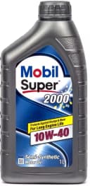 Полусинтетическое моторное масло MOBIL SUPER 2000 X1 10W-40, 1 л