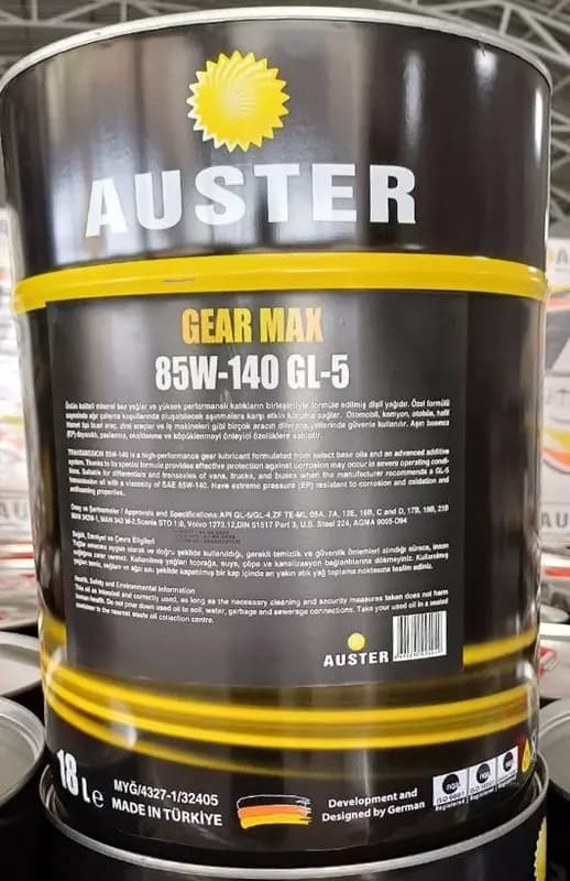 Масло трансмиссионное Auster Gear Max 18W140 GL5 — 1