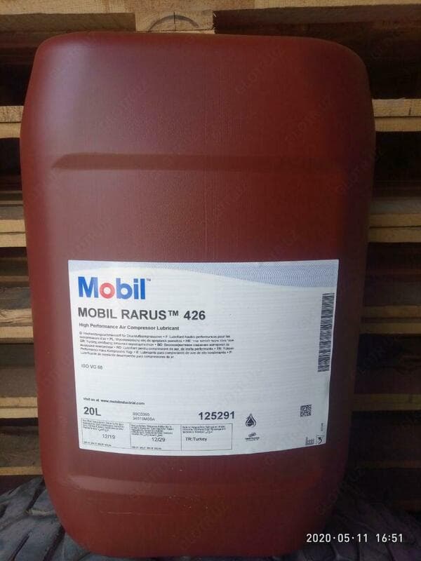 Компрессорное масло - Mobil Rarus 426 ( ISO VG 68) 20л. — 1