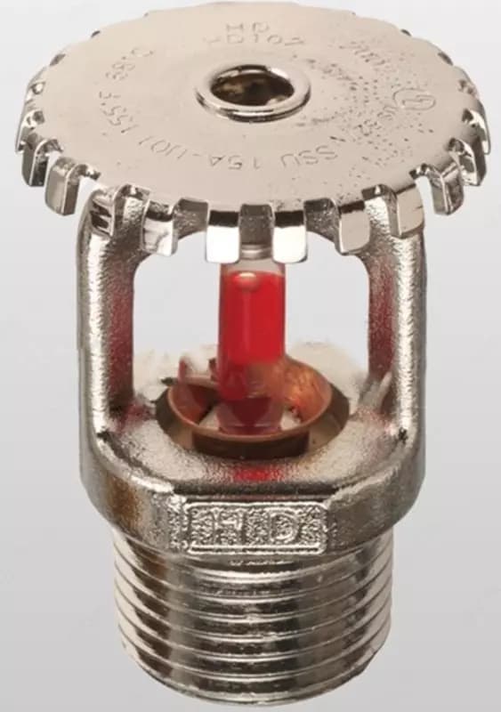 Пожарный спринклер HD / Вертикальный 1/2” NPT Стандартный отклик / 5 мм / UL-FM / Хромированный (68/79/93)ºC / Латунь (68/79/93)ºC — 1
