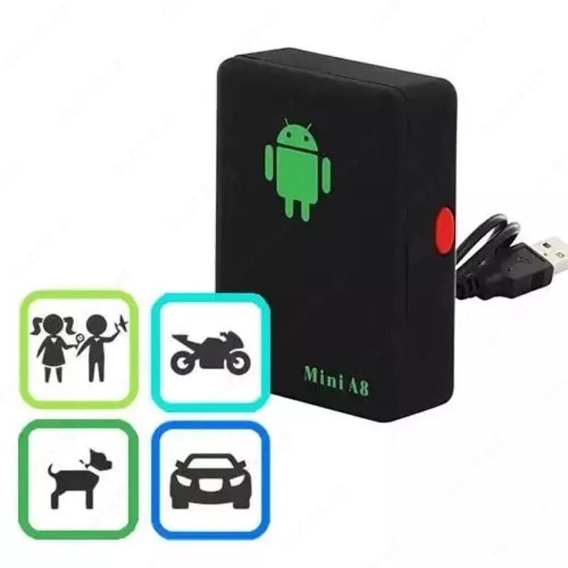 Персональный трекер GSM Mini A8 с прослушиванием для автомобиля — 2