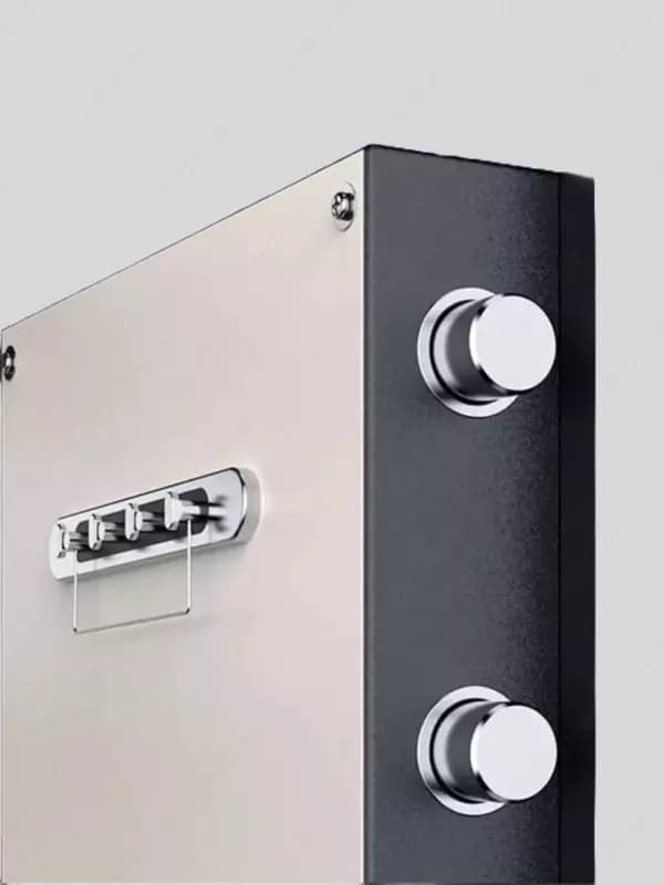 Офисный цифровой сейф ”Deli” ET551, 450 х 380 х 320 мм, код, 3 засова, LED дисплей — 3