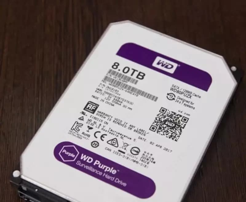Диск для видеонаблюдения DAHUA WD - Purple - HDD - 8Tb (Оригинал) — 2