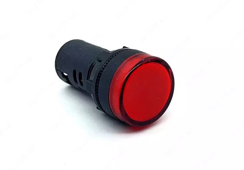 Светодиодный сигнальный индикатор AD22‑22DS/B, 220 VAC (Арт. - 1310374) Красный — 3