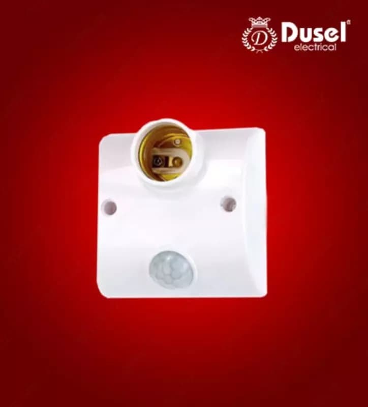 Инфракрасный датчик движения (настенный) ”Dusel” DD-06, 220 В, IP44, Е27, 60W — 1