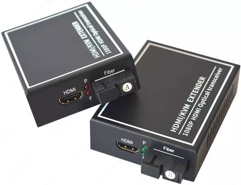 Оптический KVM HDMI extender c USB/ Optical HDMI KVM transceiver — 1