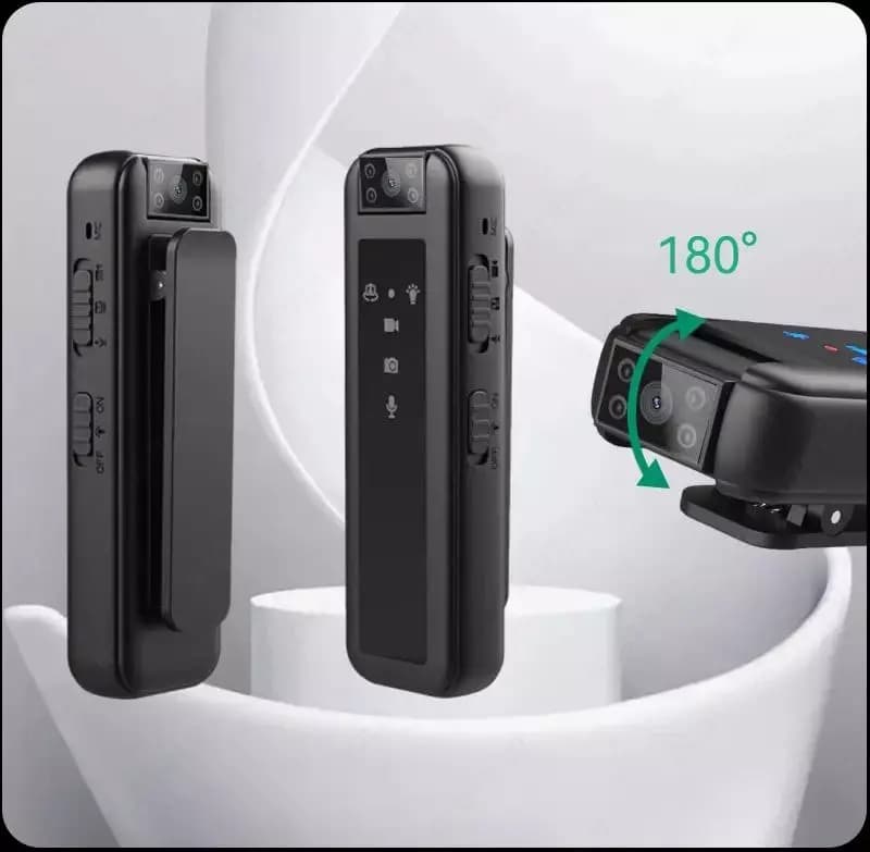 Мини видеокамера Body camera CS07 с ночной подсветкой (HD 1080p) — 1