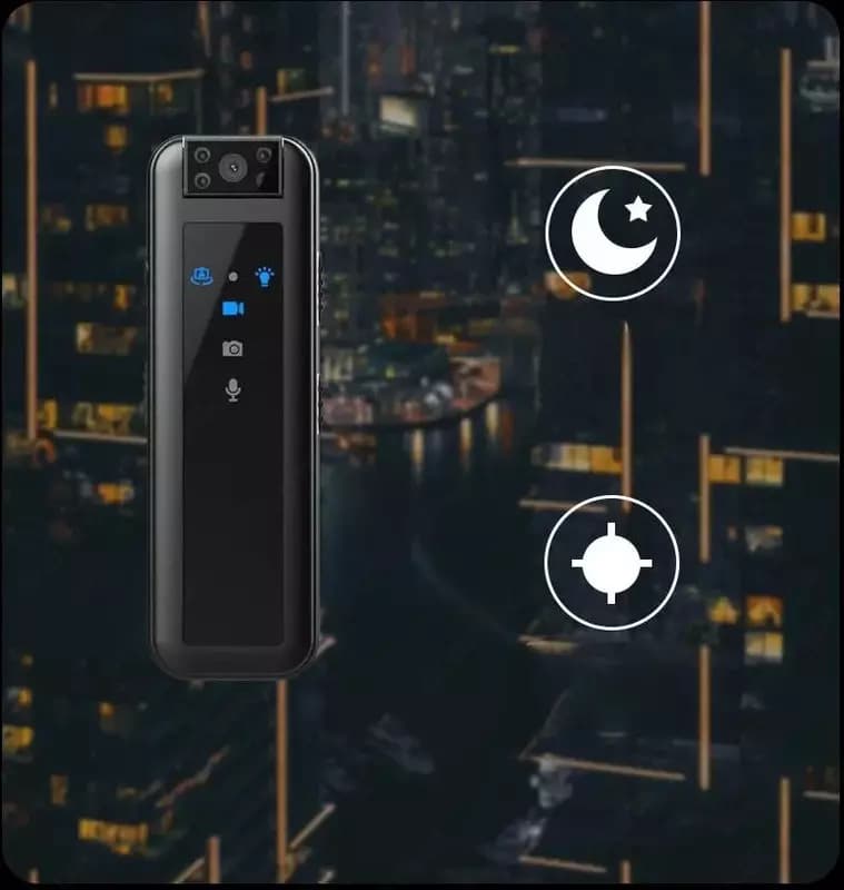Мини видеокамера Body camera CS07 с ночной подсветкой (HD 1080p) — 5