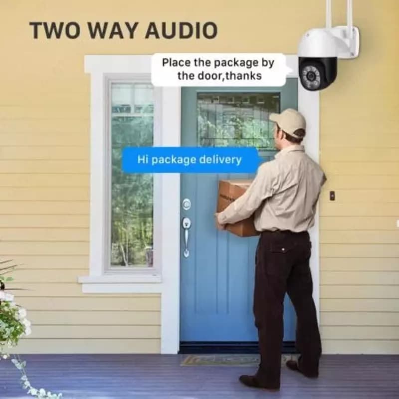 IP-камера наружная беспроводная, 1080P, PTZ, Wi-Fi, — 3