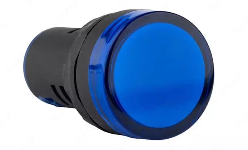 Светодиодный сигнальный индикатор AD22‑22DS/B, 220 VAC (Арт. - 1310239) Синий — 3