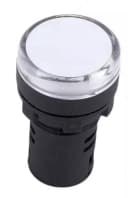 Светодиодный сигнальный индикатор AD22‑22DS/B, 220 VAC (Арт. - 1310692) Белый