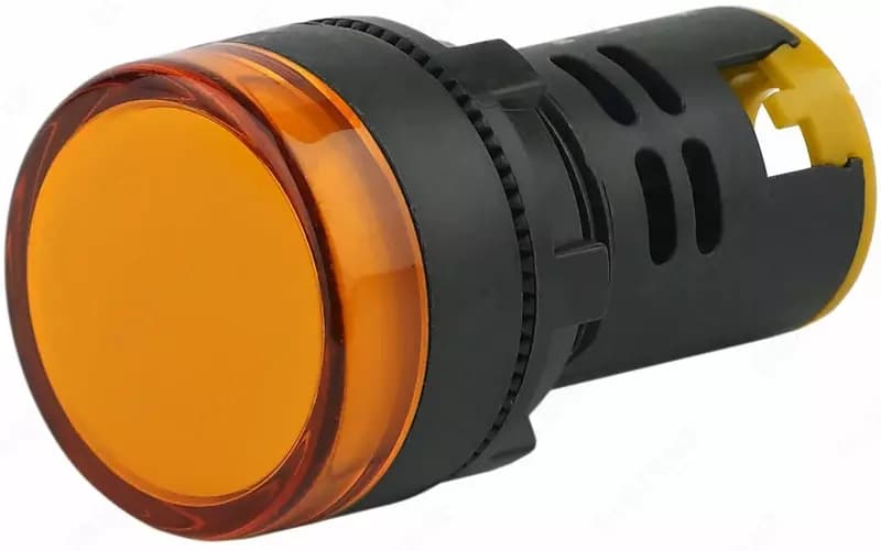 Светодиодный сигнальный индикатор AD22‑22DS/B, 220 VAC (Арт. - 1310695) Желтый — 3