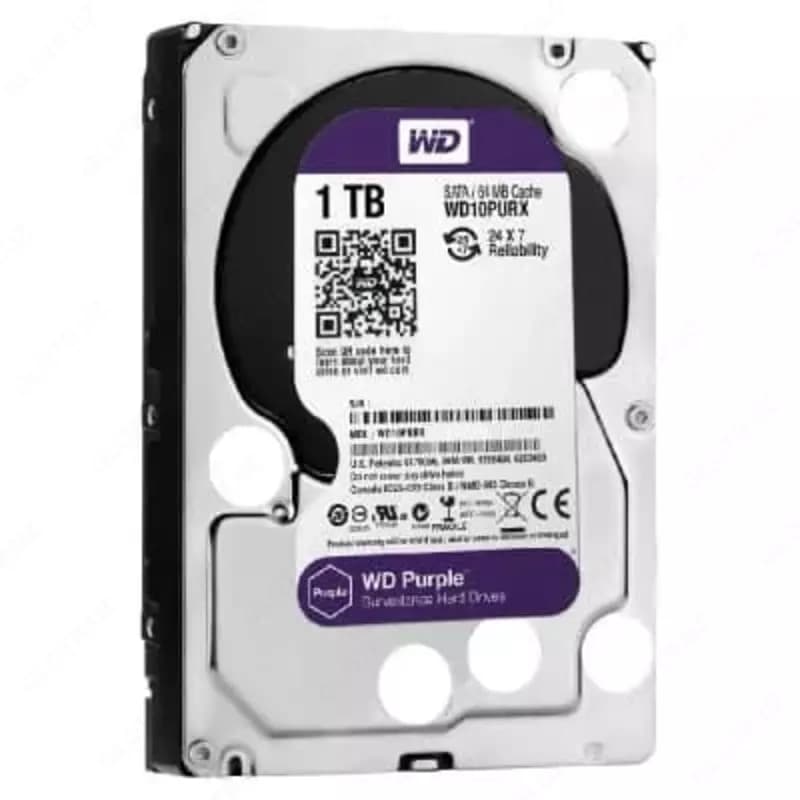 Диск для видеонаблюдения DAHUA WD - Purple - HDD - 1 Tb (Оригинал) — 2